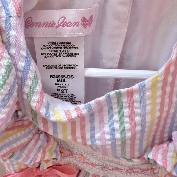 Bonnie Jean 2T seersucker Dress - Picture 4 of 4